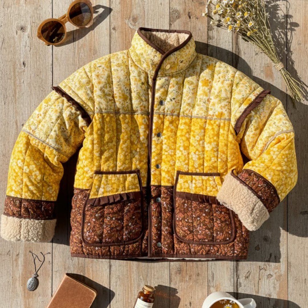 Yellow Floral Jacket