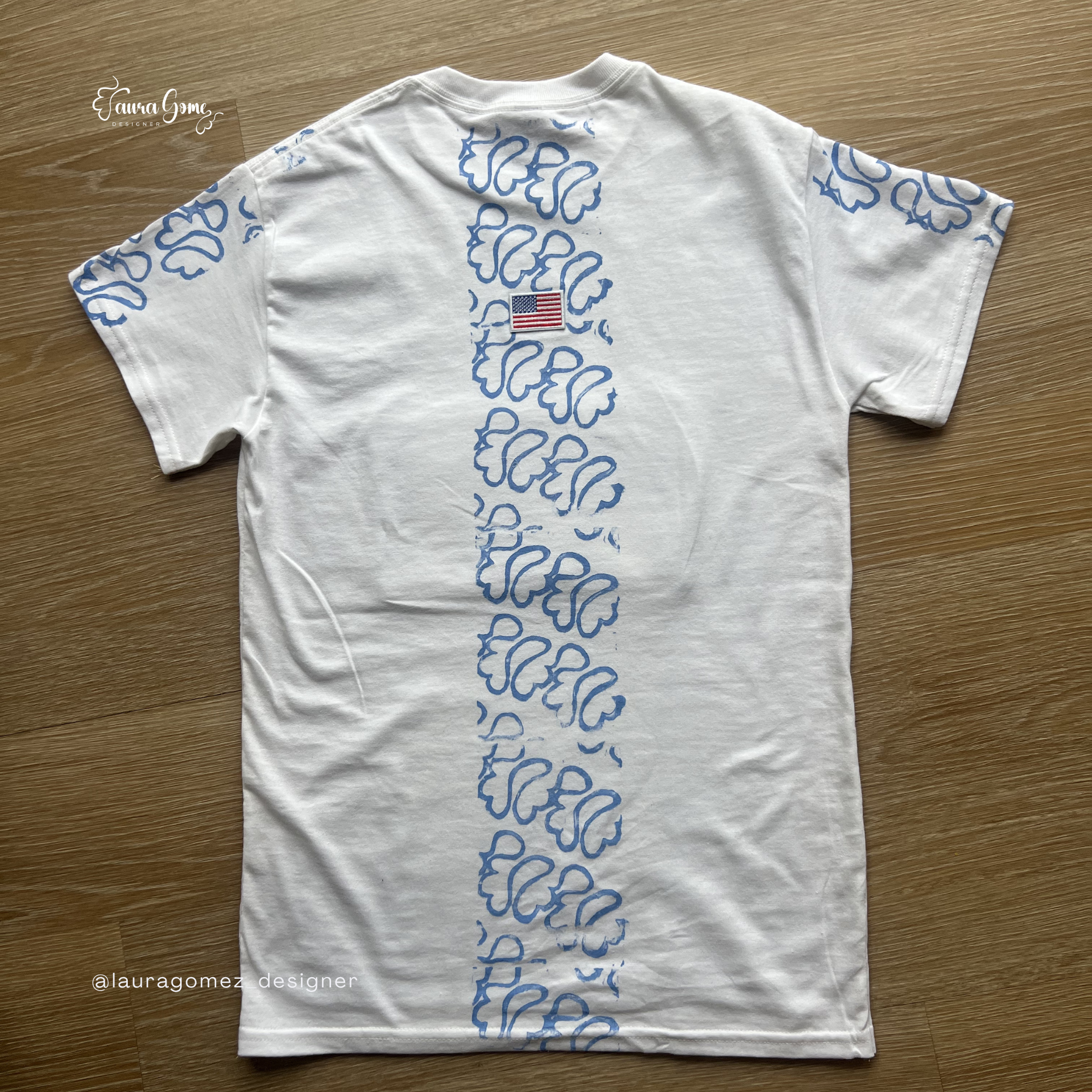 U.S.A Patchwork Flag Tee