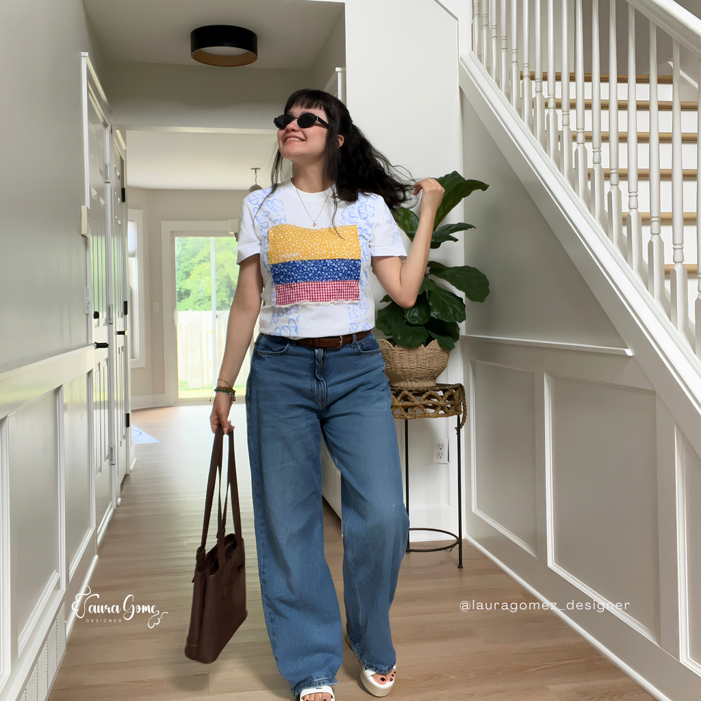 Colombia Patchwork Flag Tee