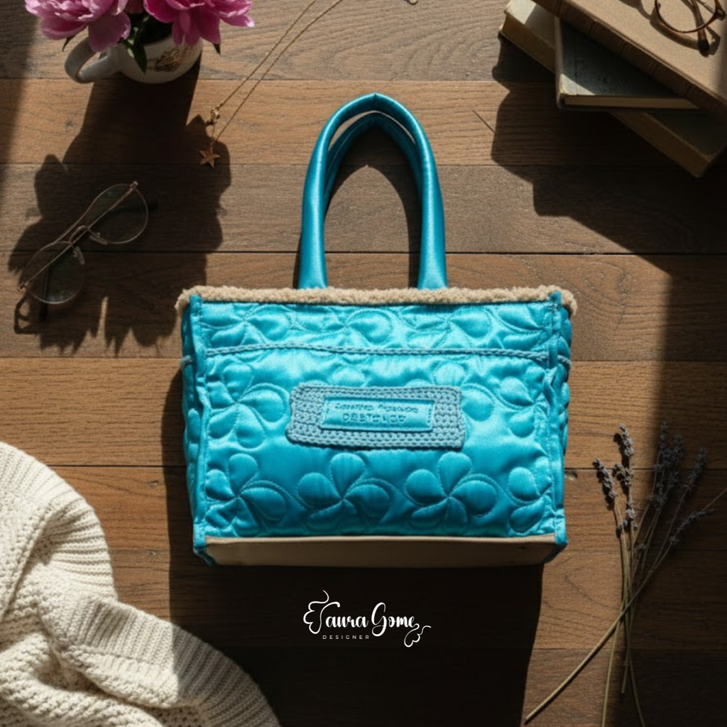 The Cerulean Bloom Tote