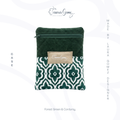 Forest Green Corduroy Quilted Sleeve