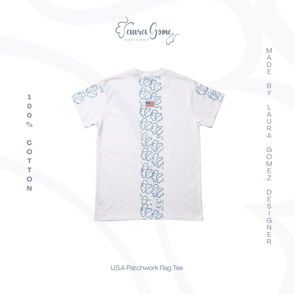 U.S.A Patchwork Flag Tee