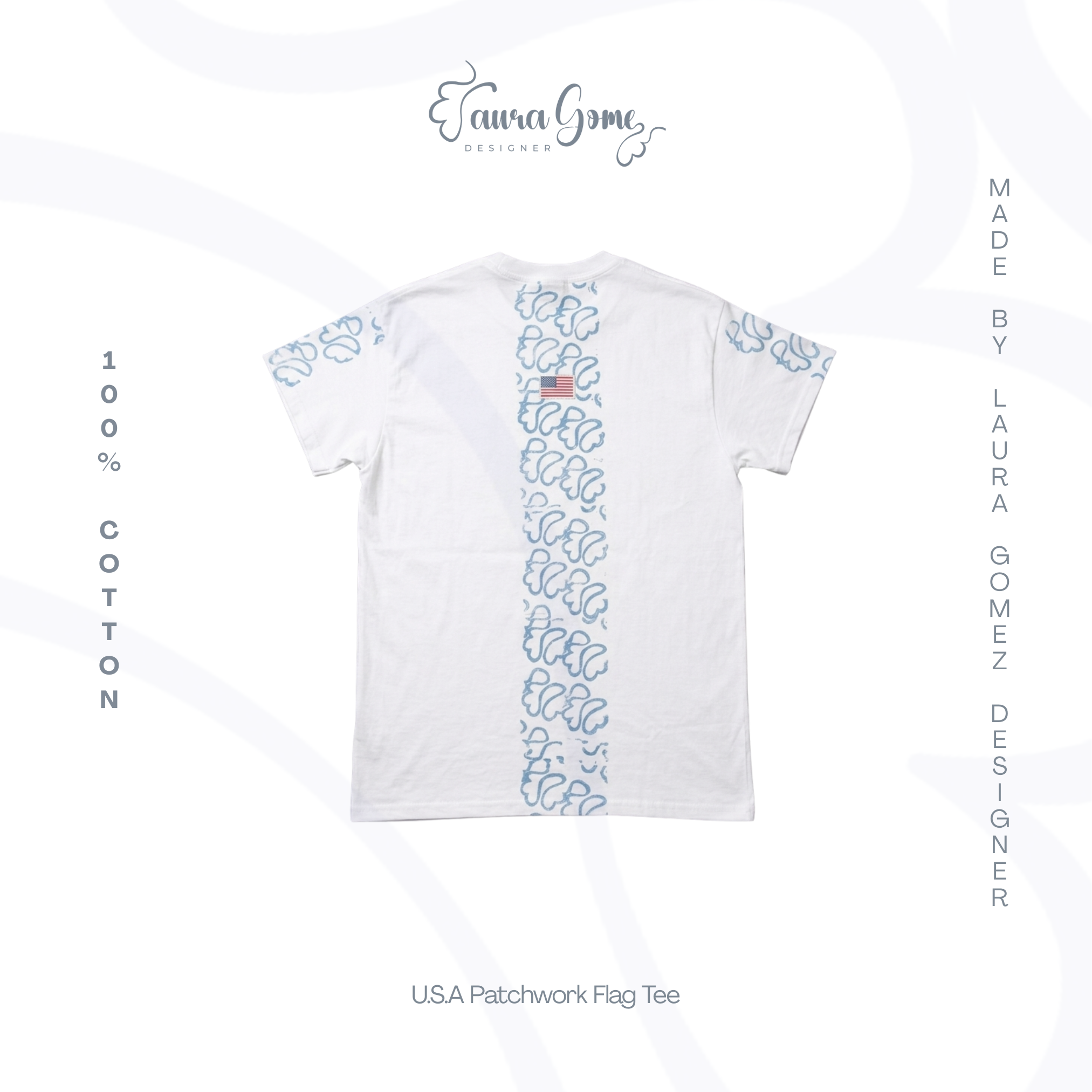 U.S.A Patchwork Flag Tee